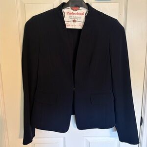 Jones New York Navy Blazer Modern Professional
